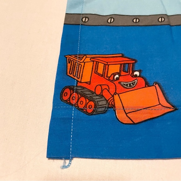Vintage Bob The Builder Twin Flat Sheet Dan River - Picture 8 of 16